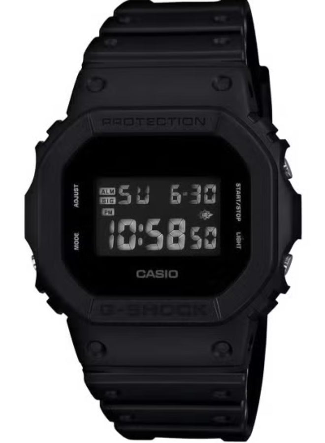 Casio Stopwatches G-Shock For Men Square Digital Black Dial DW-5600BB-1 - Image 1